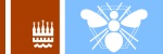 Gørlev skoles bomærke illustrerer en flue og kommunens logo
